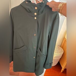 Kate Spade Forest Green rain coat size L